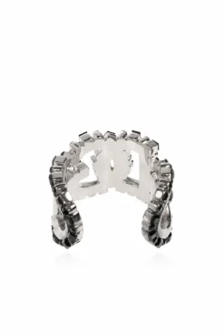 Dolce & Gabbana SILVER Ring in the shape of a logo