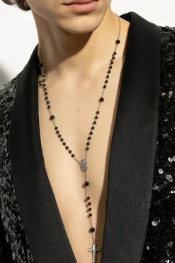 Dolce & Gabbana SILVER Rosary-style necklace