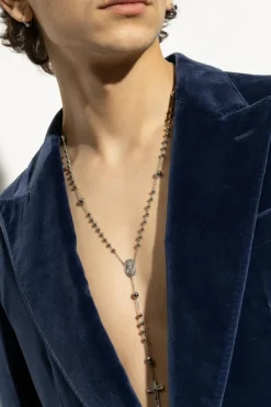 Dolce & Gabbana SILVER Rosary-style necklace