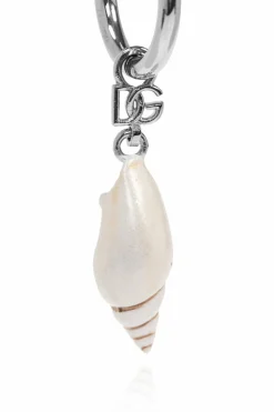 Dolce & Gabbana SILVER Single earring with pendant