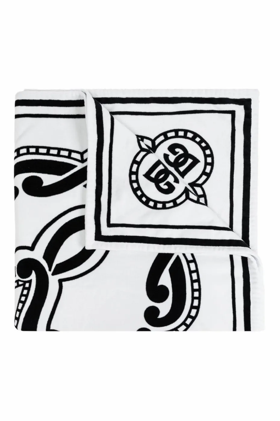 Dolce & Gabbana WHITE Bath towel with logo
