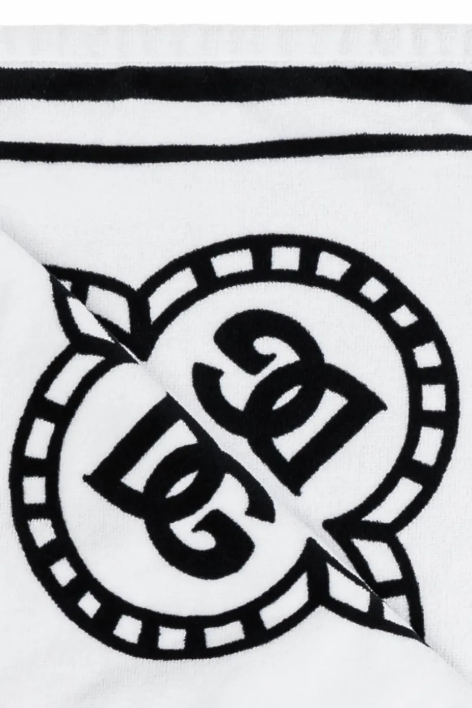 Dolce & Gabbana WHITE Bath towel with logo