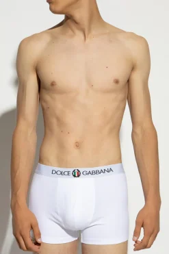Dolce & Gabbana WHITE Boxers with logo