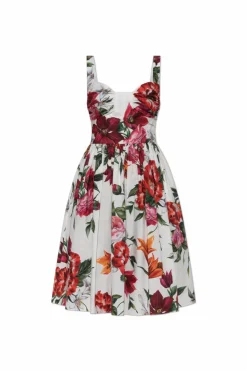 Dolce & Gabbana WHITE Dress with floral motif