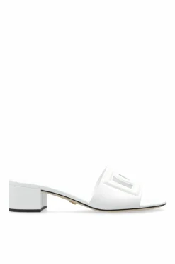 Dolce & Gabbana WHITE Heeled slippers
