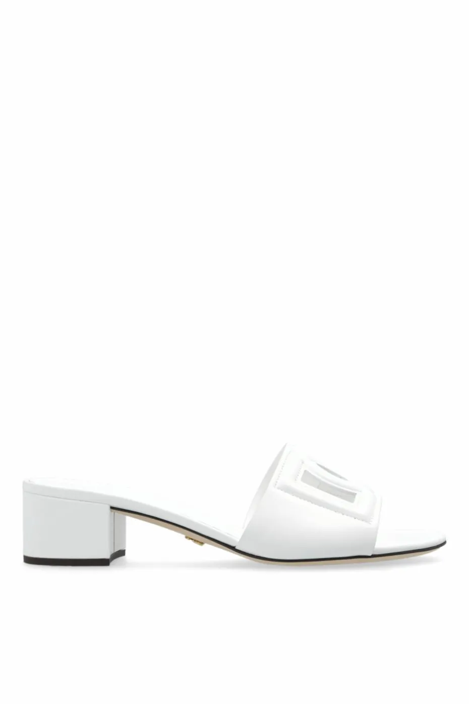 Dolce & Gabbana WHITE Heeled slippers