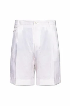 Dolce & Gabbana WHITE Linen shorts