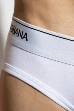 Dolce & Gabbana WHITE Logo briefs 2-pack