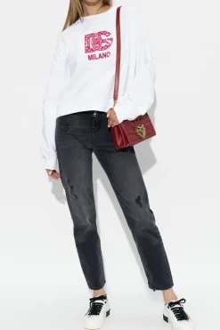 Dolce & Gabbana WHITE Oversize sweatshirt