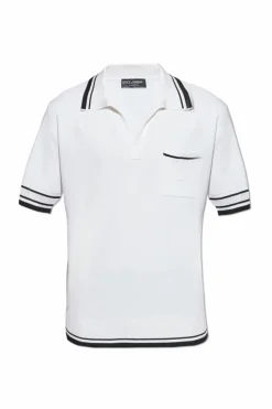 Dolce & Gabbana WHITE Polo with pocket