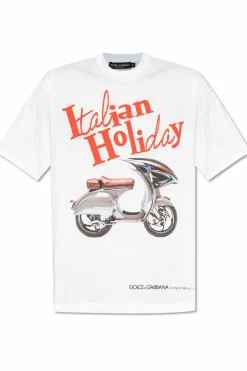 Dolce & Gabbana WHITE Printed T-shirt