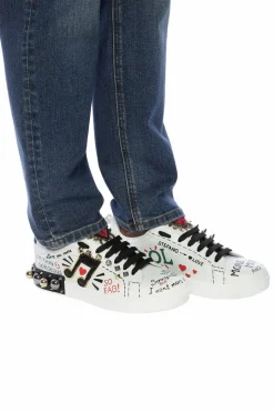 Dolce & Gabbana WHITE Printed sneakers