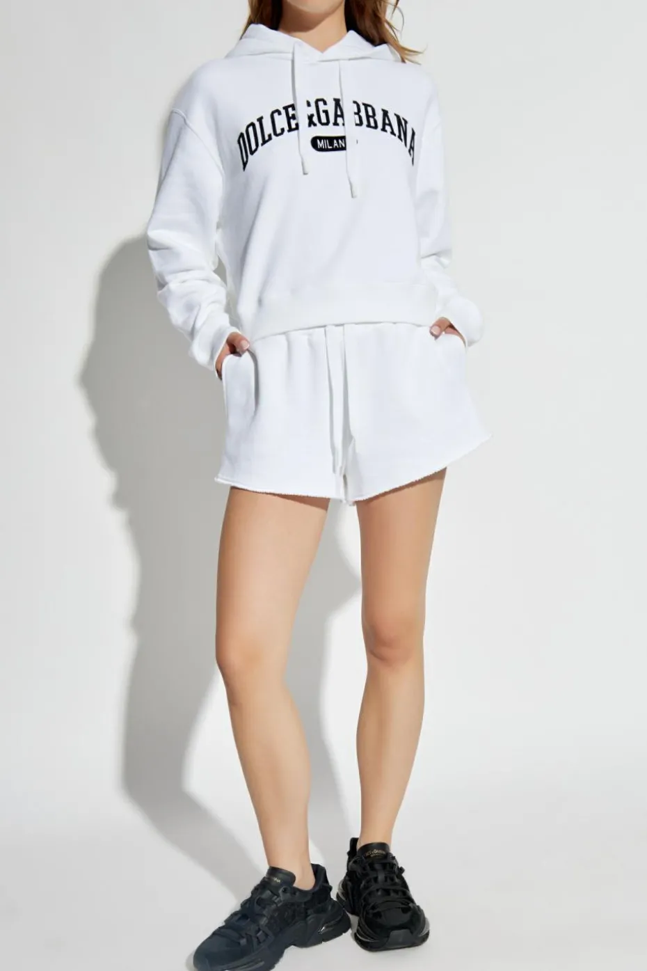 Dolce & Gabbana WHITE Shorts with pockets