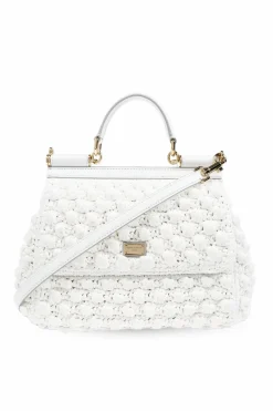 Dolce & Gabbana WHITE Sicily Shoulder Bag