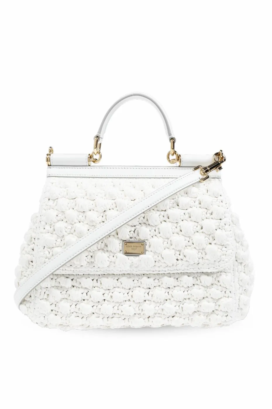 Dolce & Gabbana WHITE Sicily Shoulder Bag