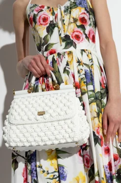 Dolce & Gabbana WHITE Sicily Shoulder Bag