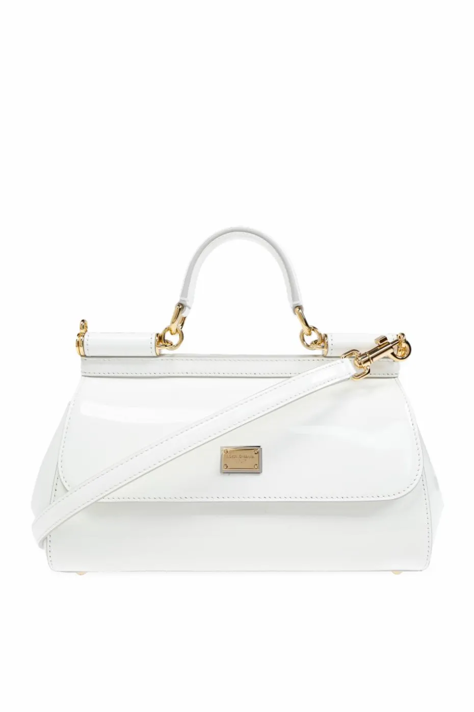 Dolce & Gabbana WHITE Sicily Shoulder Bag