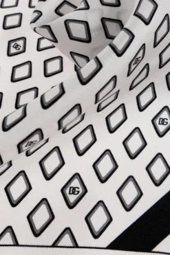 Dolce & Gabbana WHITE Silk pocket square