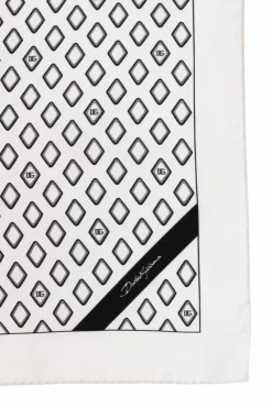 Dolce & Gabbana WHITE Silk pocket square