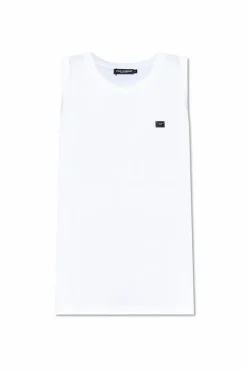 Dolce & Gabbana WHITE Sleeveless T-shirt