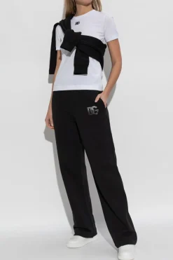 Dolce & Gabbana WHITE T-shirt with embroidered logo