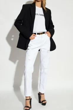 Dolce & Gabbana WHITE T-shirt with logo