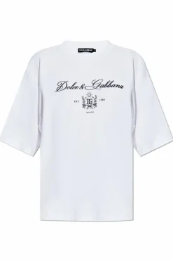 Dolce & Gabbana WHITE T-shirt with Logo