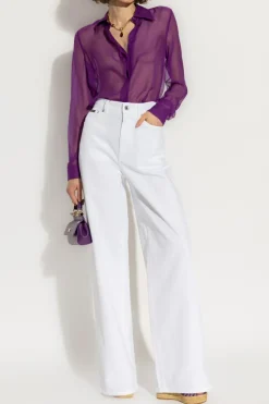 Dolce & Gabbana WHITE Wide-leg jeans