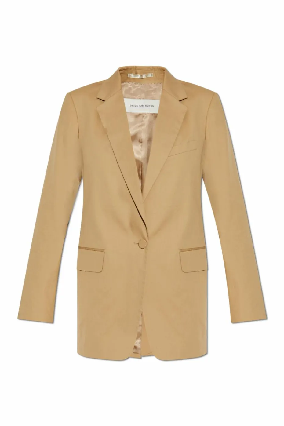 Dries Van Noten beige Cotton blazer