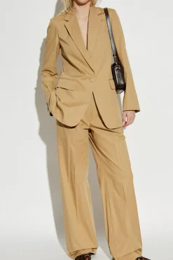 Dries Van Noten beige Cotton blazer