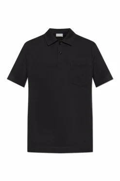 Dries Van Noten BLACK Cotton polo