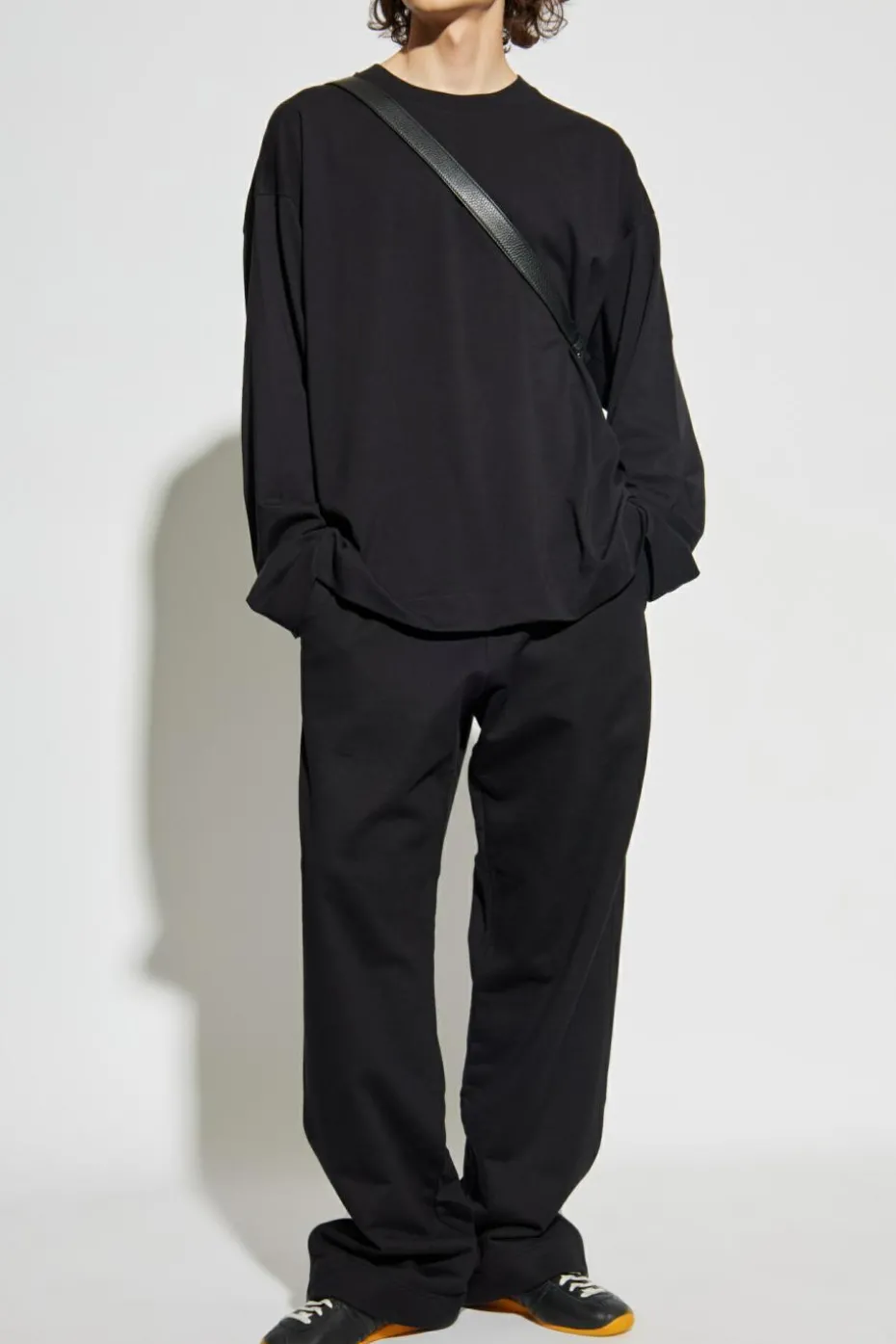 Dries Van Noten BLACK Crew neck T-shirt