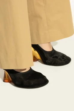 Dries Van Noten BLACK Wedge shoes
