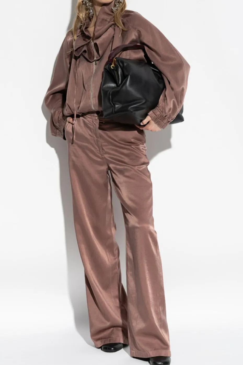 Dries Van Noten BROWN Wide-leg pants