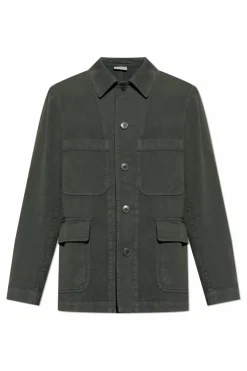 Dries Van Noten GREEN Jacket with pockets