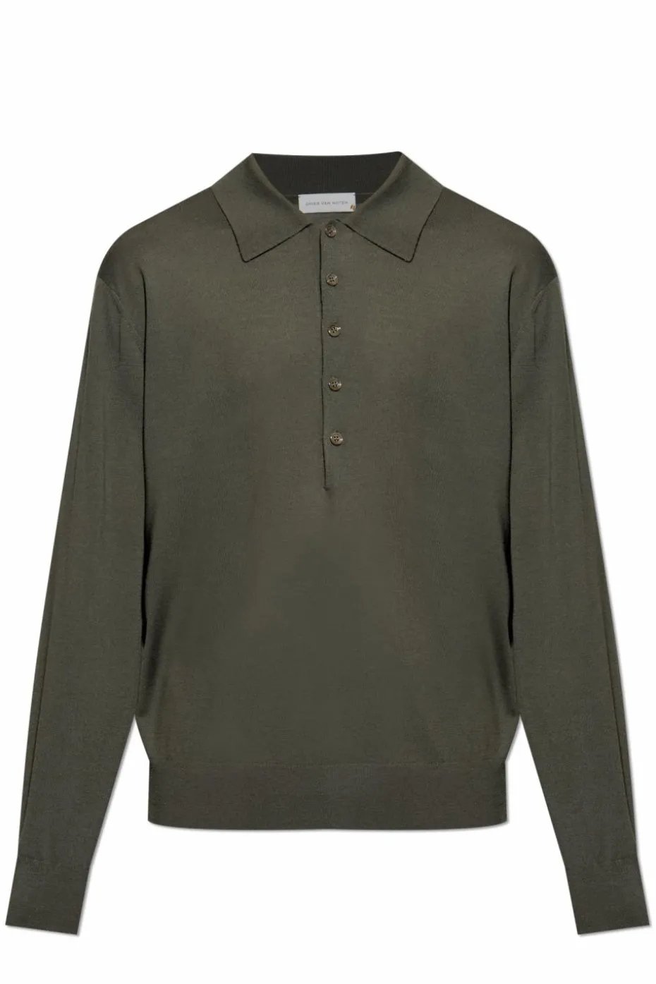 Dries Van Noten GREEN Wool polo