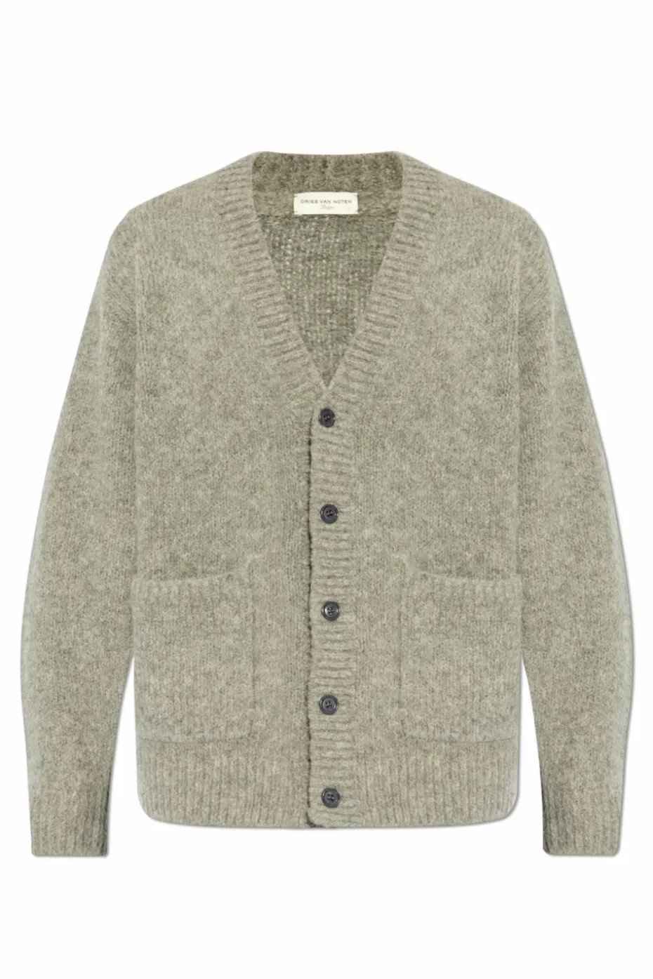 Dries Van Noten GREY Button-up cardigan