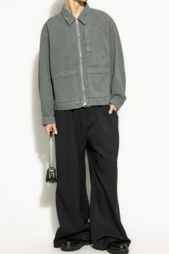 Dries Van Noten GREY Jacket with pockets