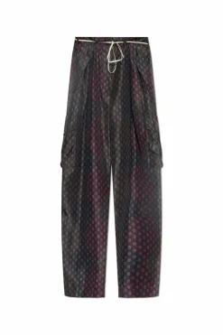 Dries Van Noten MULTICOLOUR Silk trousers `Polk`