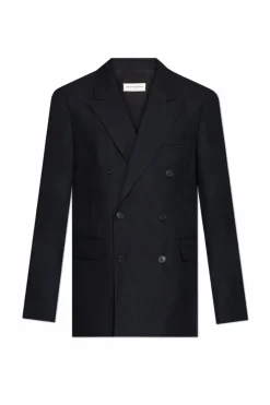 Dries Van Noten NAVY BLUE Double-breasted blazer