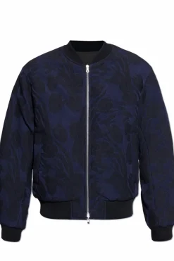 Dries Van Noten NAVY BLUE Reversible "Volker" bomber jacket