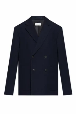 Dries Van Noten NAVY BLUE Double-breasted blazer