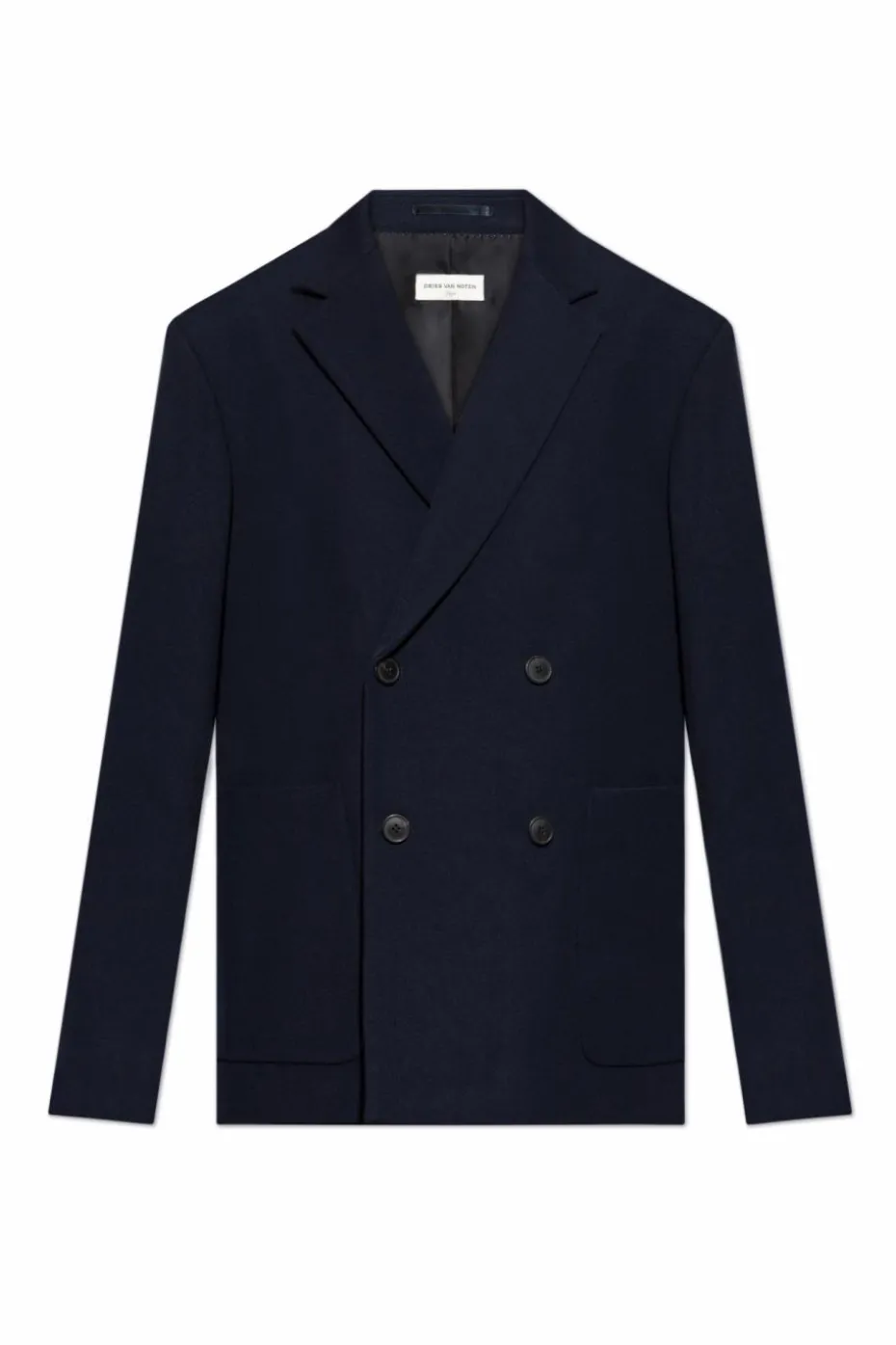 Dries Van Noten NAVY BLUE Double-breasted blazer