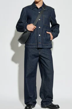 Dries Van Noten NAVY BLUE "Vorman" denim jacket