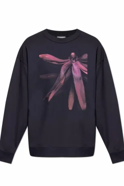 Dries Van Noten NAVY BLUE Sweatshirt "Hax"