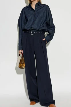 Dries Van Noten NAVY BLUE Denim shirt