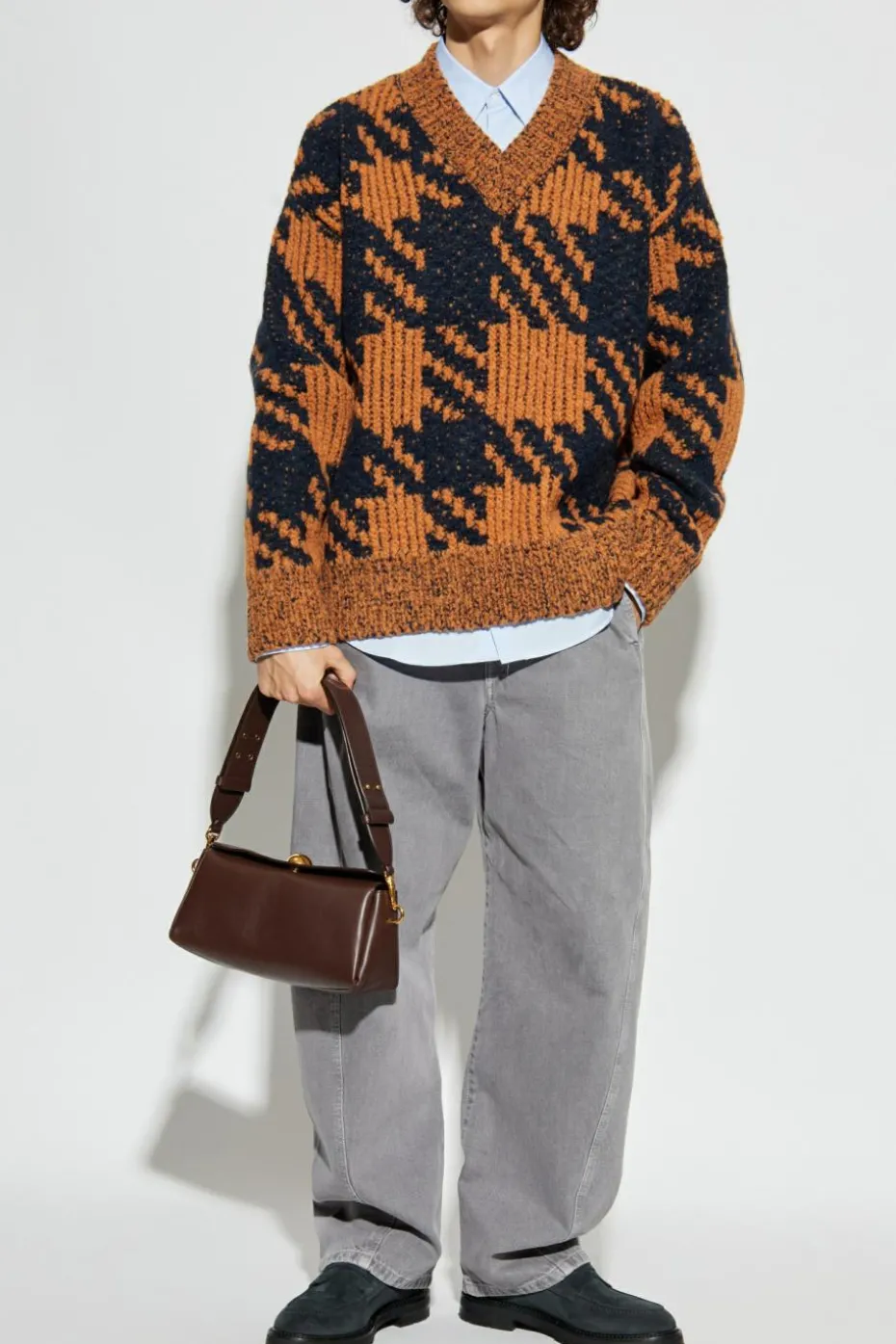 Dries Van Noten ORANGE Wool sweater
