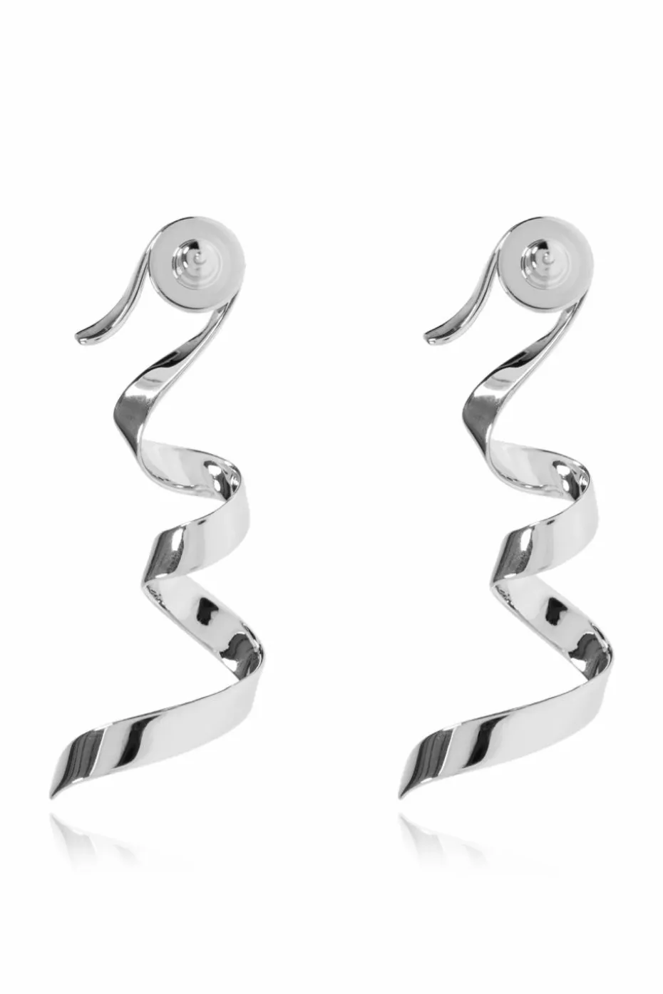 Dries Van Noten SILVER Earrings with shimmering crystal