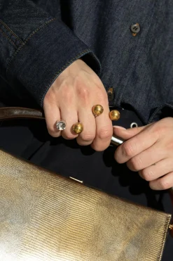 Dries Van Noten SILVER Set of two rings