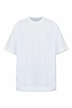 Dries Van Noten WHITE T-shirt with a crew neck